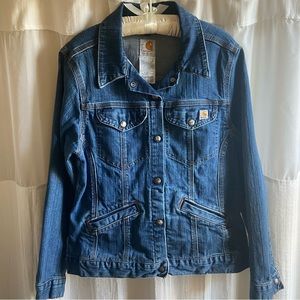 Women’s Carhartt Denim Jean Jacket Large